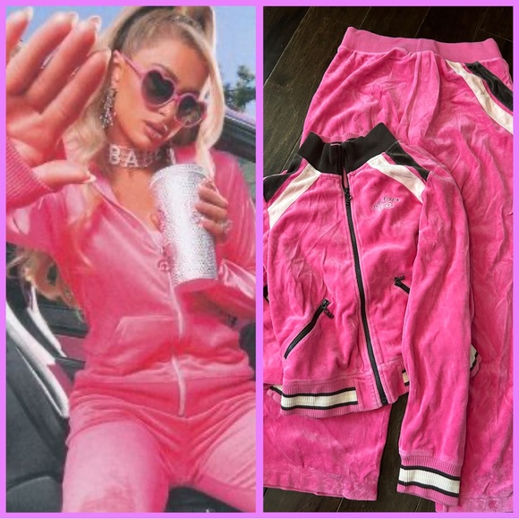 lady enyce Pants - LADY ENYCE PINK AND BROWN TRACK SET 90S Y2K🎀 -RARE-